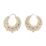 9ct Yellow Gold Round Creole Earrings