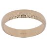 18ct Yellow Gold Patterned Wedding Band 3.97mm