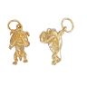 9ct Yellow Gold Bulldog Pendant