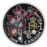 2018 Queen's Maple Leaf Brooch Canada Coin Boxed
