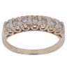 9ct Yellow Gold 0.25ct Brilliant Cut Diamond Half Eternity Ring