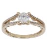 9ct Yellow Gold Cubic Zirconia Single Stone Ring