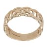 9ct Yellow Gold Patterned Celtic Ring