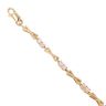 9ct Yellow Gold Cubic Zirconia Fancy Bracelet 7.5"