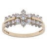 14ct Yellow Gold Cubic Zirconia Fancy Ring