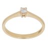 18ct Yellow Gold 0.10ct Brilliant Cut Diamond Solitaire Ring