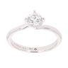 18ct White Gold 0.50ct Brilliant Cut Diamond Ring