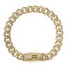 14ct Yellow Gold Monaco Classic Flex Lock Curb Bracelet 7.5"