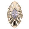 14ct Yellow Gold Cubic Zirconia Ring