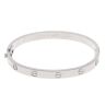 18ct White Gold Patterned Bangle