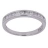 9ct White Gold 0.33ct Brilliant Cut Diamond Half Eternity Ring