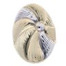 14ct Yellow And White Gold Patterned Fancy Ring