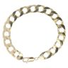 9ct Yellow Gold Curb Bracelet 8"