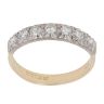 18ct Yellow Gold 0.50ct Brilliant Cut Diamond Half Eternity Ring