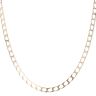 9ct Yellow Gold Square Curb Chain 22"