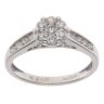 9ct White Gold 0.50ct Brilliant Cut Diamond Cluster Ring