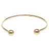 9ct Yellow Gold Plain Torque Bangle