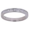 18ct White Gold 0.27ct Brilliant and Baguette Cut Diamond Eternity Ring