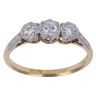 18ct Yellow Gold 0.30ct Diamond Trilogy Ring