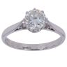 18ct White Gold 1.00ct Brilliant Cut Diamond Solitaire Ring