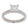Platinum 1.00ct Princess Cut Diamond Solitaire Ring