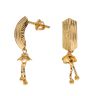 22ct Yellow Gold Fancy Patterned Drop Earrings