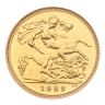 1982 Elizabeth II Decimal Portrait UK Half Sovereign Coin