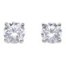 Platinum 2.00ct Brilliant Cut Lab Grown Diamond Solitaire Studs