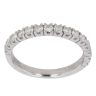 Platinum 0.50ct Brilliant Cut Diamond Half Eternity Ring