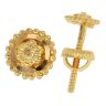 22ct Yellow Gold Floral Stud Earrings