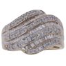 9ct Yellow Gold 0.50ct Baguette And Brilliant Cut Diamond Fancy Ring