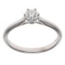 9ct White Gold 0.25ct Brilliant Cut Diamond Solitaire Ring