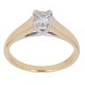 18ct Yellow Gold 0.55ct Princess Cut Diamond Solitaire Ring