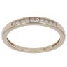 9ct Yellow Gold 0.10ct Brilliant Cut Diamond Half Eternity Ring