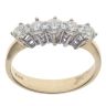 14ct Yellow Gold 1.25ct Brilliant Cut Diamond Five Stone Eternity Ring