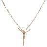 9ct Yellow Gold Crucifix and Belcher Chain 20"