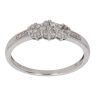 9ct White Gold 0.25ct Brilliant Cut Diamond Cluster Ring