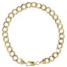 9ct Yellow Gold Curb Bracelet 8.5"