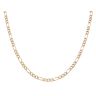 9ct Yellow Gold Figaro Chain 24"