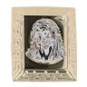 14ct Yellow Gold & White Gold Jesus Signet Ring