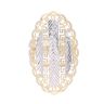 14ct Yellow And White Gold Fancy Oval Ring