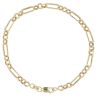 9ct Yellow Gold Oval Link Fancy Bracelet 7.5"