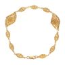 22ct Yellow Gold Fancy Wire Bracelet 7"
