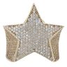 9ct Yellow Gold Cubic Zirconia  Star Signet Ring