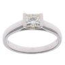 18ct White Gold 0.50ct Princess Cut Diamond Solitaire Ring