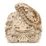 9ct Yellow Gold Patterned Saddle Ring
