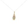 9ct Yellow Gold Clown Pendant And Chain 18"