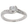 9ct White Gold 0.33ct Brilliant Cut Diamond Solitaire Ring