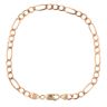 9ct Yellow Gold Figaro Bracelet 8.5"