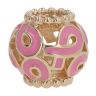 14ct Yellow Gold Pandora Pink Breast Cancer Charm